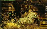 Hans Makart Kinderbild painting